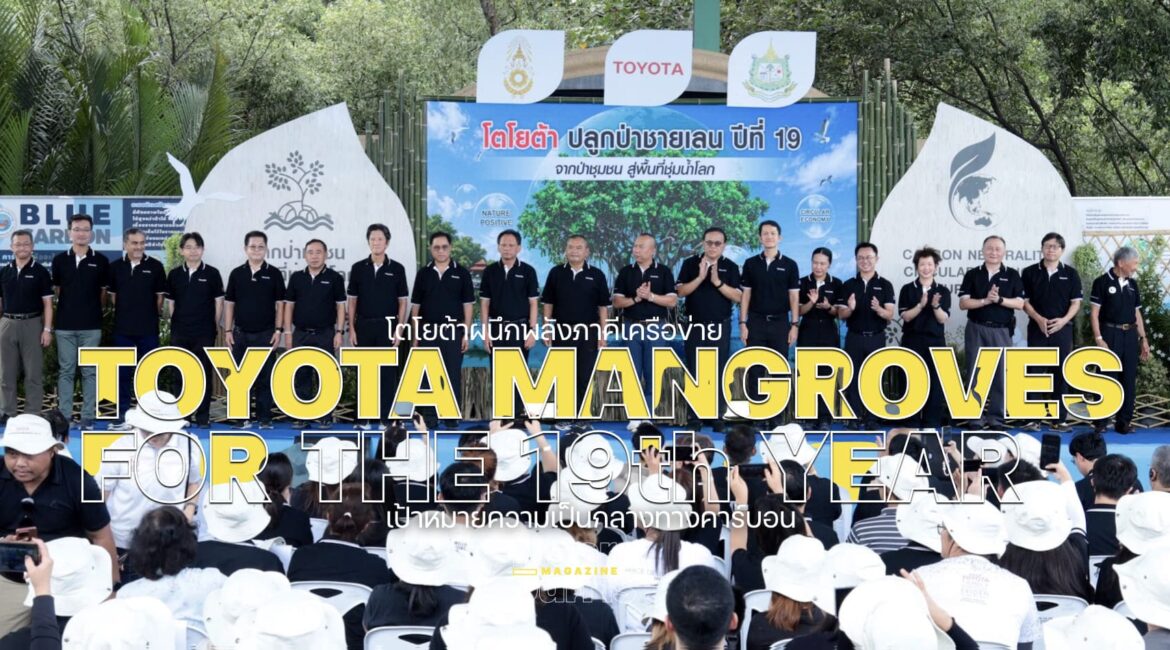 โตโยต้า ผนึกพลังภาคีปลูกป่าชายเลน ปีที่ 19