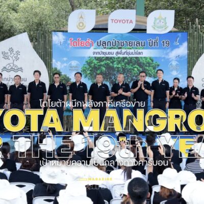 โตโยต้า ผนึกพลังภาคีปลูกป่าชายเลน ปีที่ 19
